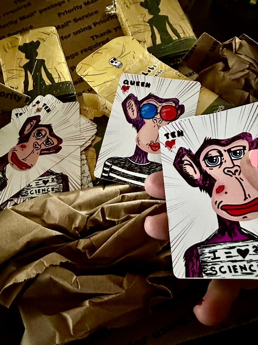 STARDUStDETROIT's tweet photo. Excited to get my #hashlips #SketchyLabs #Community playing cards in the mail today. Those that are following the #SpaceX Blue Ghost Lunar Lander #moonshot #digitalart #twin #moonshot project, card number 10 is my character “Alice” in the book Circumfusion.
(Book available here: Circumfusion.
Circumfusion https://t.co/OZG03BoBoD d/9ntFWoC)
Circumfusion - is a world wide community composed book set in New Orleans. The book is an experimental blockchain usecase for collaboration with a focus of building in public, and building out of a transactional verification system. This system utilizes blockchain technology for proof of ownership of on world assets in an off world environment.
Anyhow, excited to get the playing cards, makes me smile Alice is a perfect 10! 🫶🏼🤩 🙌🚀🚀🚀🚀🚀🚀🚀🚀🚀🚀