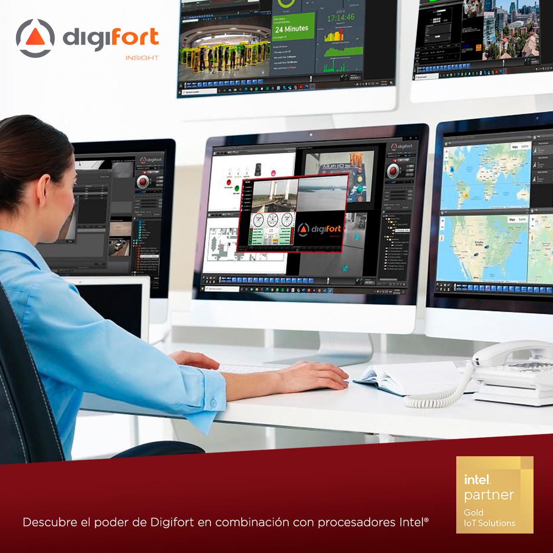 👉 DIGIFORT INSIGHT Permite la visualización desde un cliente de monitoreo Digifort de monitores de PCs remotas en las cuales esté instalado, pudiendo de esta forma documentar y visualizar remotamente las acciones de los usuarios de dichas PCs, entre otras soluciones.