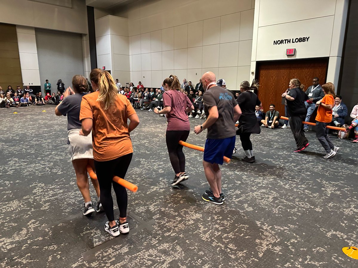 TexAHPERD's tweet photo. Ysleta ISD Brought the Noodle games with an amazing session! Thank you for coming all the way from El Paso to share your amazing ideas!!! #TexAHPERD https://t.co/CvdTA7UWD9