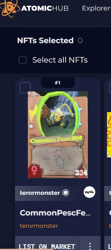 TerMonNFT's tweet photo. Join and Win the 1st Mint of the Thunder Type TerorMonster Starter Pesc (f) NFT!
Comment your WAX wallet below + a number between 1 and 1000000 and get a chance to win this special TerorMonster NFT.
72H
#1stMint #Giveaway #FreeNFT #NFTgiveaway #WAXP #NFTcommunity #WAXcommunity https://t.co/oBUguuE2uU