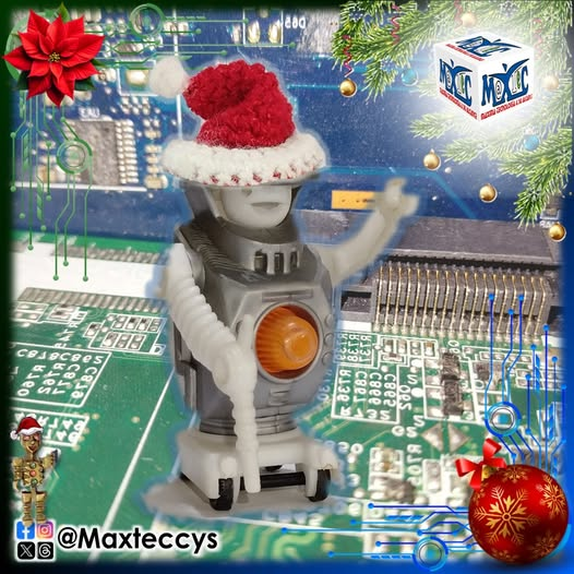 MaXTeCCyS's tweet photo. 📣 Buen Fin de semana 👋
❄ 🎄 🎅 #FelicesFiestas #FelicesFiestasDecembrinas
💻 #maxteccys #maxteccomputacionyservicio 🖥️ #circuito #circuits #tarjetaelectronica #electronicscomponents #computador #computadora #tarjeta #tarjetamadre #tarjetaelectronica #Robot #robotito #droide https://t.co/9Ch7uhU6Cs