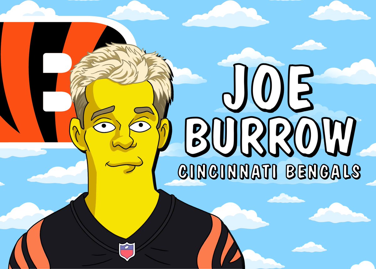 NFL's tweet photo. .@bengals &amp; @dallascowboys...but make them Simpsons characters 👀

@TheSimpsons Funday Football – December 9 at 8 PM on Disney+ and ESPN+ https://t.co/Fnlpt4Z9GH