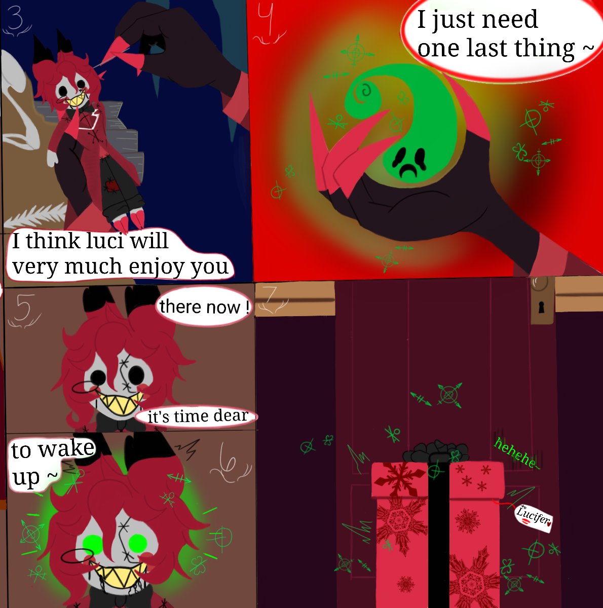 Slightly broken in weird way BUT there a new ...smaller radio demon in town ~ #radioapple #LuciferxAlastor part one of little radio~