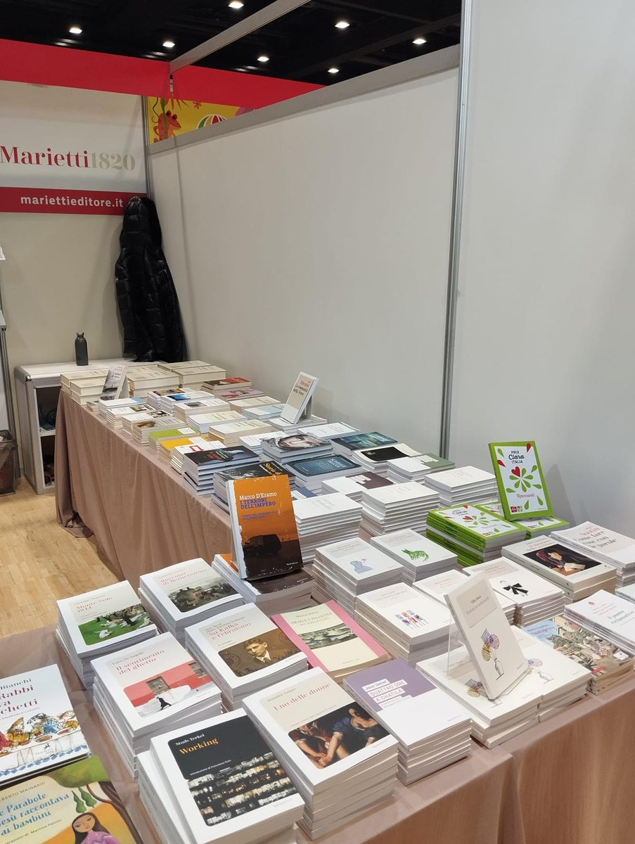 marietti1820's tweet photo. Siamo allo STAND D-69 a @piulibri24 per raccontarvi tutte le nostre novità📚 #plpl24 #Marietti1820 https://t.co/U7tsxnMO1Z