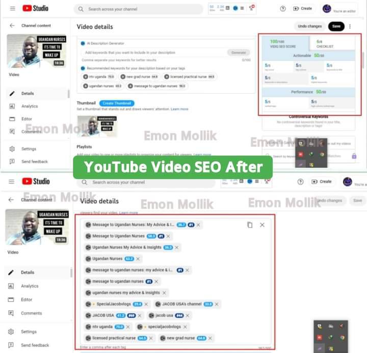sonjoysarker919's tweet image. Best YouTube video SEO in the world and its results If you want to do YouTube video SEO and promotion, inbox me

#seo #youtubevideoseoexpert #videoperformance #seoforyoutube #seoexpert #YouTubeGrowth #videomarketing