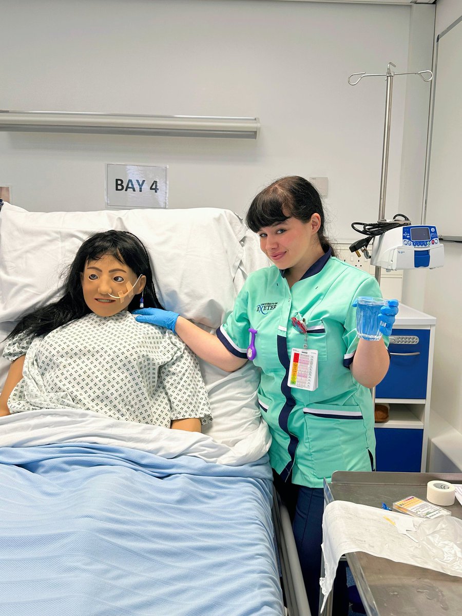 Yesterday us Year 2 students had our last clinical skills of the year. We learnt how to insert an NG tube as well as the benefits and potential risks of carrying out this procedure. So far I'm really enjoying year 2 at <a href="/ExeterNurse/">UoE Academy of Nursing</a> and I cannot wait to learn more skills🥹🧑‍⚕️💉
