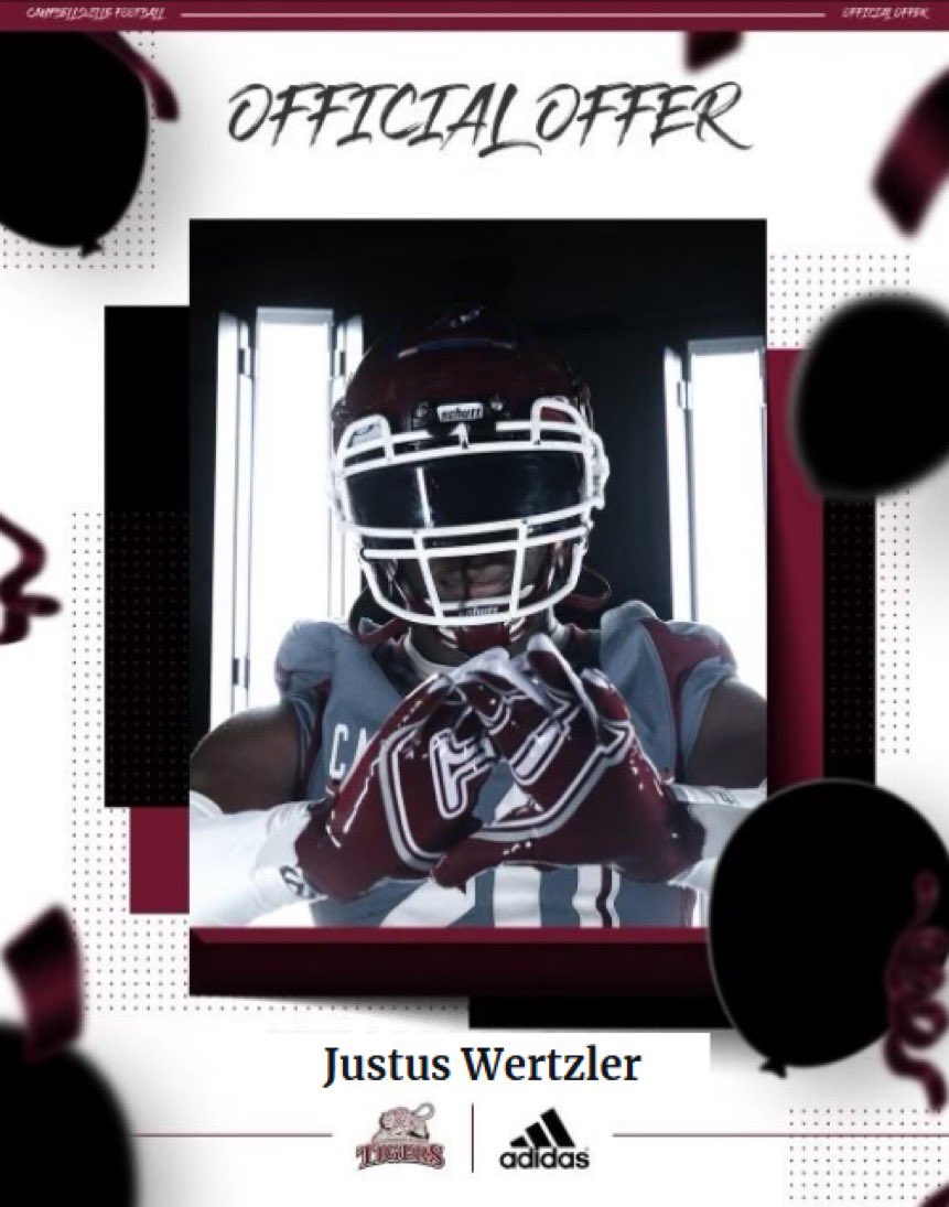 #AGTG blessed to receive an Official Offer to play college football at Campbellsville University!!! 🙏 <a href="/coachlane9/">Coach LANE</a> <a href="/CoachRussCville/">Jake Russell</a> <a href="/WoodfordFBall/">Woodford County Football</a> <a href="/Mints2u29/">Lovell Martin Jr</a> <a href="/JayPark77264267/">Jay Parks</a>