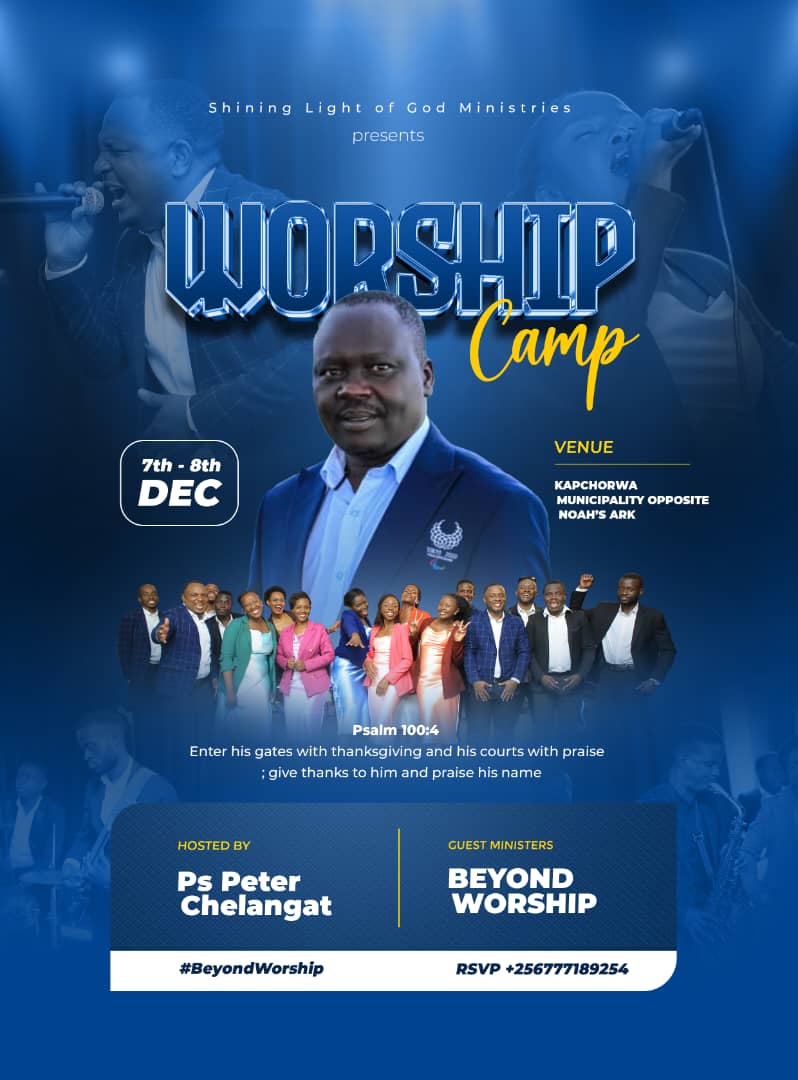 worshipbeyondug's tweet image. Kapchorwa are you ready for the worship camp? We are counting hours to the greatest event of the year. Join us as we worship God tomorrow and Sunday. We can't wait to see you. May God bless you.
#ItIsworking #beyondworshipug