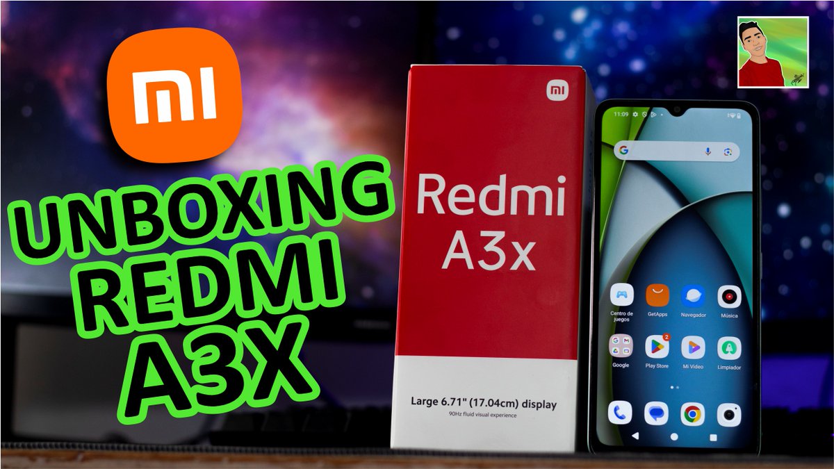 joseandroidyt's tweet photo. En este video conoceremos en unboxing el nuevo #Xiaomi #Redmi #A3X un equipo de gama de entrada pero con grandes caracteristicas que relaciona caidad precio.
VIdeo Completo: https://t.co/N8TfG2C3yJ
►►Suscríbete a JoseAndroid: https://t.co/Ewfr3RL9Qb https://t.co/CVyuc4iegq