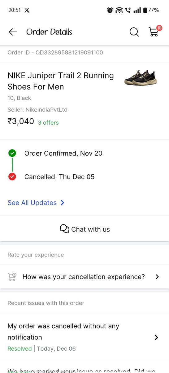 SamSingh151's tweet photo. @_Kalyan_K @Flipkart @flipkartsupport @jagograhakjago Dear Kalyan K and Flipkart
Writing my grievance publicly as Customer Support team and Delivery partners have left no avenue to get acceptable support or grievance resolution from Flipkart.
Orders not getting delivered and canx https://t.co/kYsPriAS85