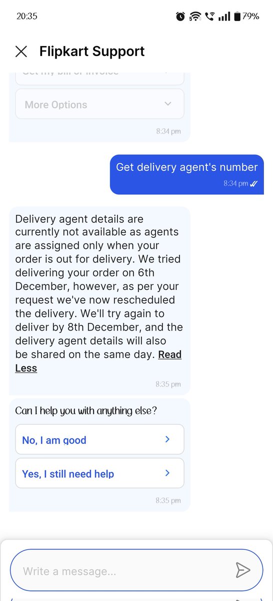 SamSingh151's tweet photo. @_Kalyan_K @Flipkart @flipkartsupport @jagograhakjago Dear Kalyan K and Flipkart
Writing my grievance publicly as Customer Support team and Delivery partners have left no avenue to get acceptable support or grievance resolution from Flipkart.
Orders not getting delivered and canx https://t.co/kYsPriAS85