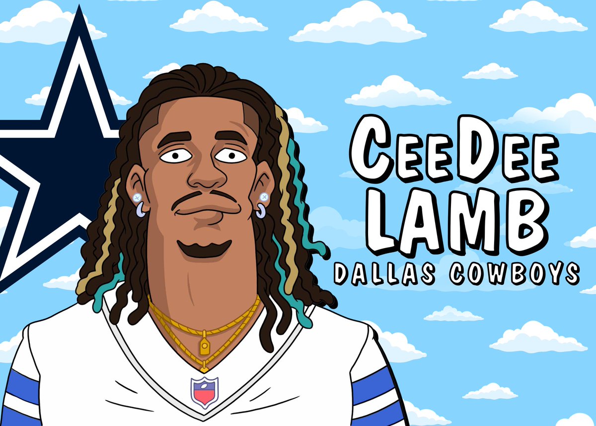 NFL's tweet photo. .@bengals &amp; @dallascowboys...but make them Simpsons characters 👀

@TheSimpsons Funday Football – December 9 at 8 PM on Disney+ and ESPN+ https://t.co/Fnlpt4Z9GH