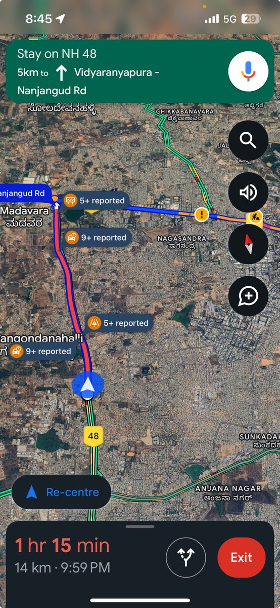 Krishna1Teamd's tweet photo. Toll roads traffic in Bangalore (nice road)
Government charging like hell for tolls, 1:15 minutes to travel 14km distance this is the fate of commuters #gadkari #bangaloretrafic #btcp #transportminister #cmofkarnataka #dkshivakumar #narendramodi #traficpolice #nammabengalore https://t.co/1zi0DdKS8N