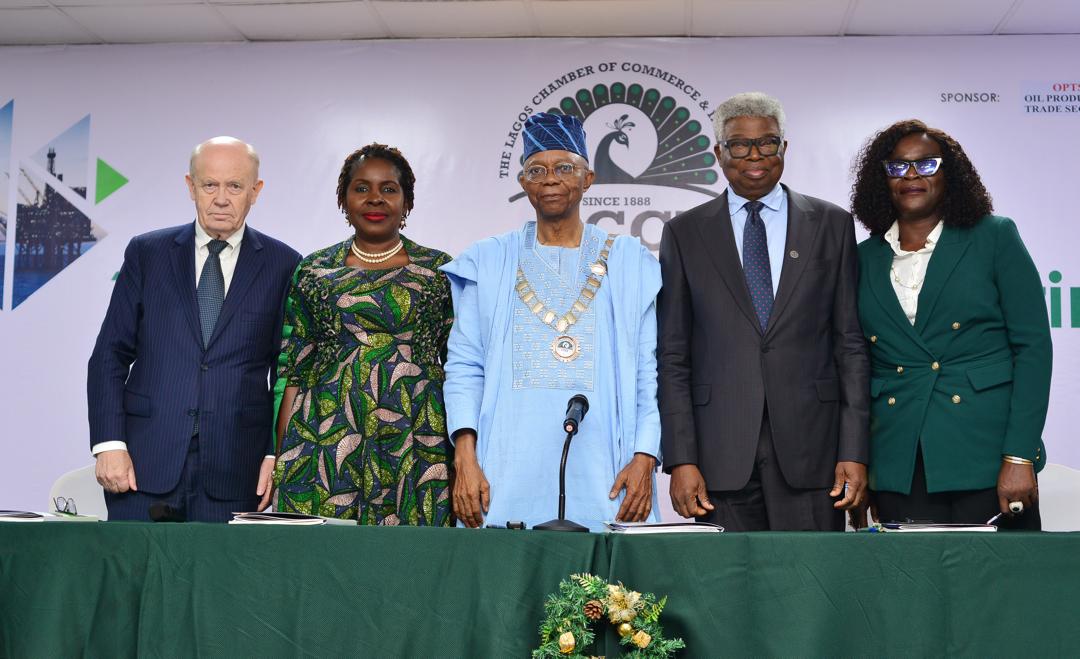 SundayOs's tweet photo. At the 136th Annual General Meeting of the Lagos Chamber of Commerce and Industry yesterday. https://t.co/Dx77Liauk9