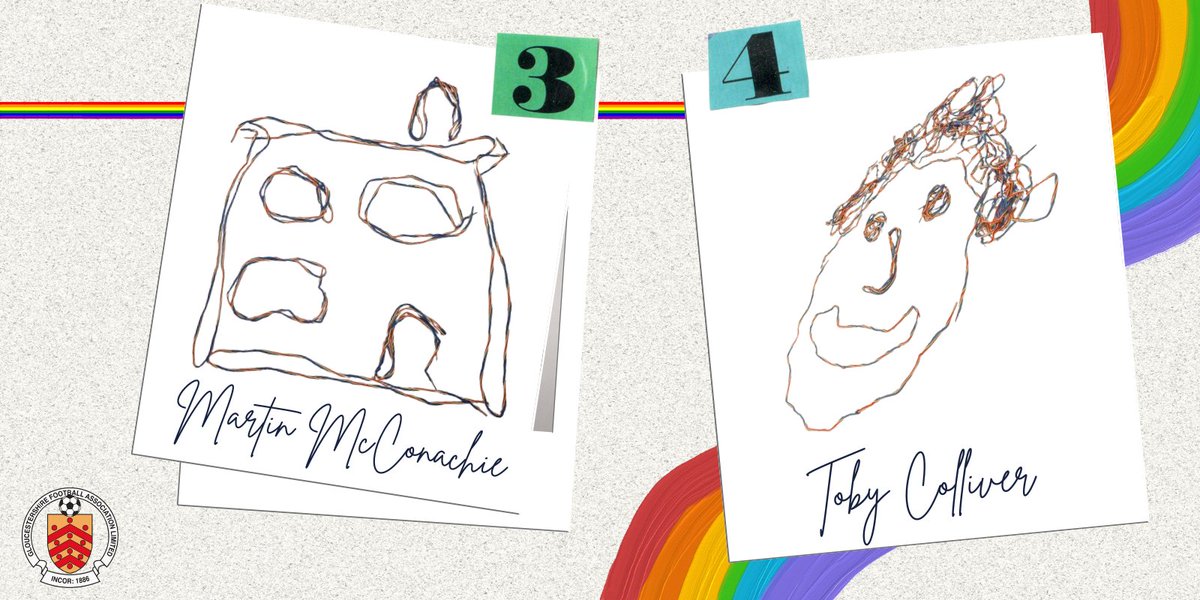 GlosFA's tweet image. Whose #RainbowLaces masterpiece is your favourite? 🌈

Let us know in the comments 👇 and click here to see how they were created: bit.ly/49rrRBJ

#GlosFA #KeepItUp