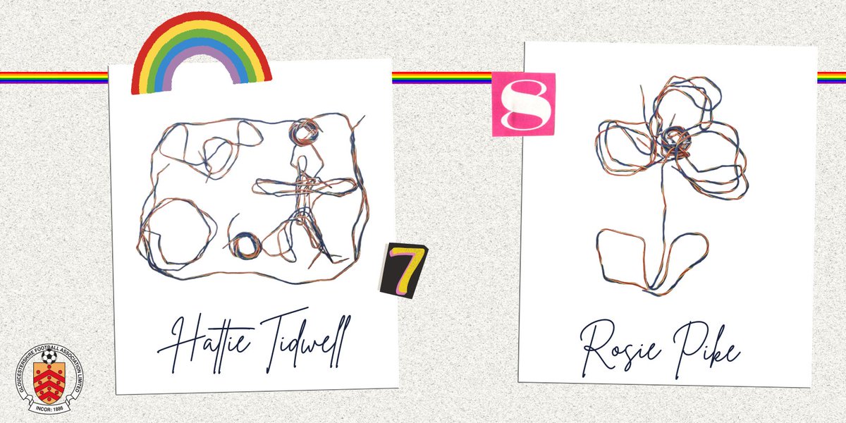 GlosFA's tweet image. Whose #RainbowLaces masterpiece is your favourite? 🌈

Let us know in the comments 👇 and click here to see how they were created: bit.ly/49rrRBJ

#GlosFA #KeepItUp