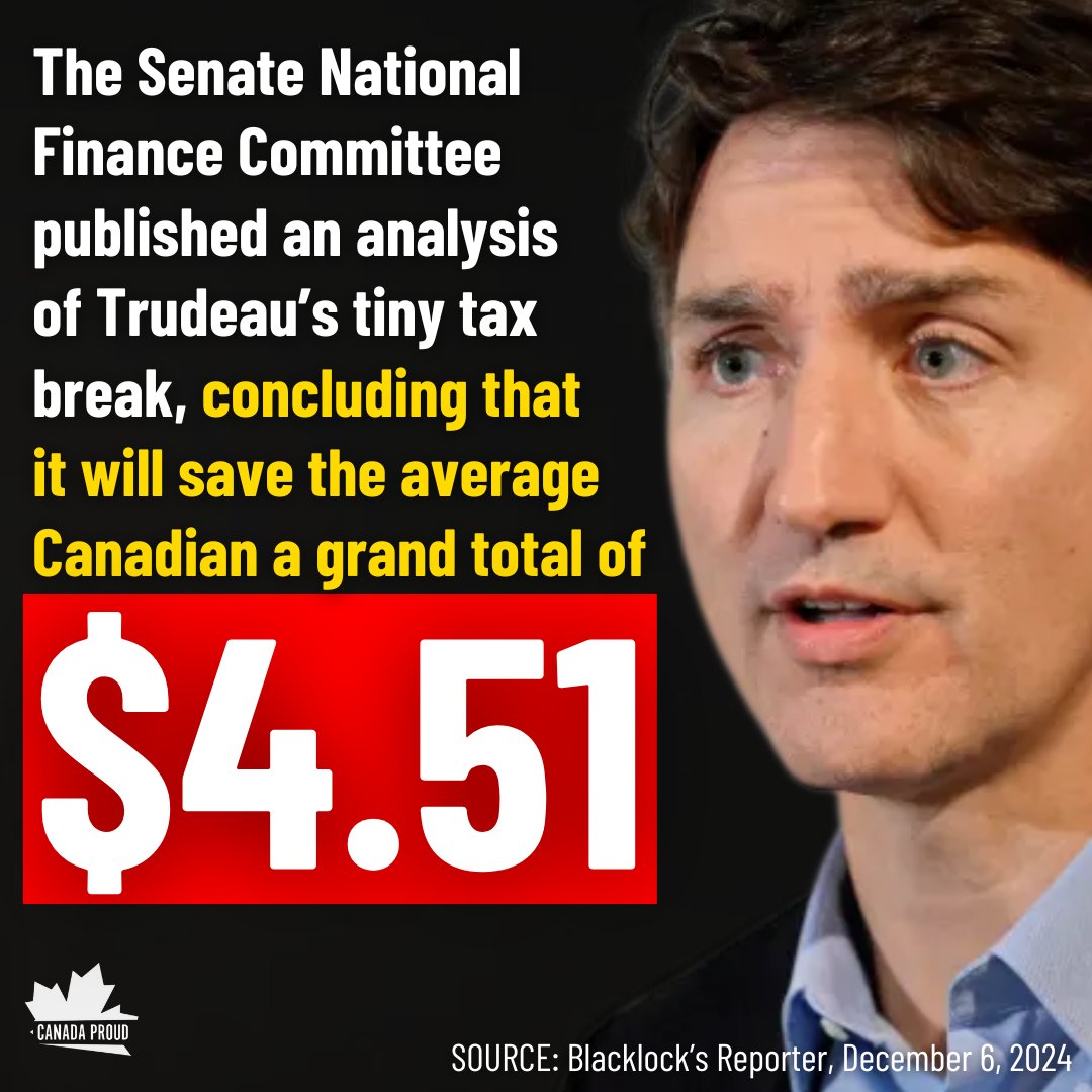 WeAreCanProud's tweet image. This isn't going to help a single person in all of Canada.