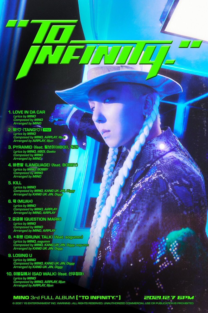AllEyesOn_MINO's tweet photo. 🌻 241207 Happy 3rd year anniversary to #MINO 3rd full album: #TOINFINITY 

He wrote and composed all 10 tracks, and even held a Concept Exhibition: LISTEN TO PIECES for this cb
 
This is YG’s first eco-friendly album. ICs, pls share your fave song below

#송민호 @official_mino_ https://t.co/fEtWVenSL0