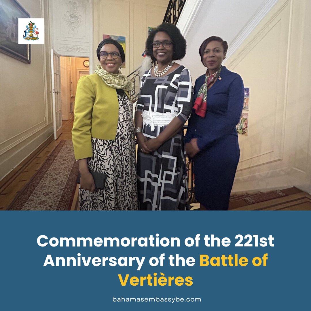 bahembassybe's tweet photo. Commemoration of the 221st Anniversary of the Battle of Vertières

Read full article (link in bio): https://t.co/zfCn00GPuy

#Haiti #BattleOfVertières #HaitianIndependence #VictoryDay #November18 #HaitianHistory #CaribbeanHistory #FreedomFighters https://t.co/pSJ0laGhGz