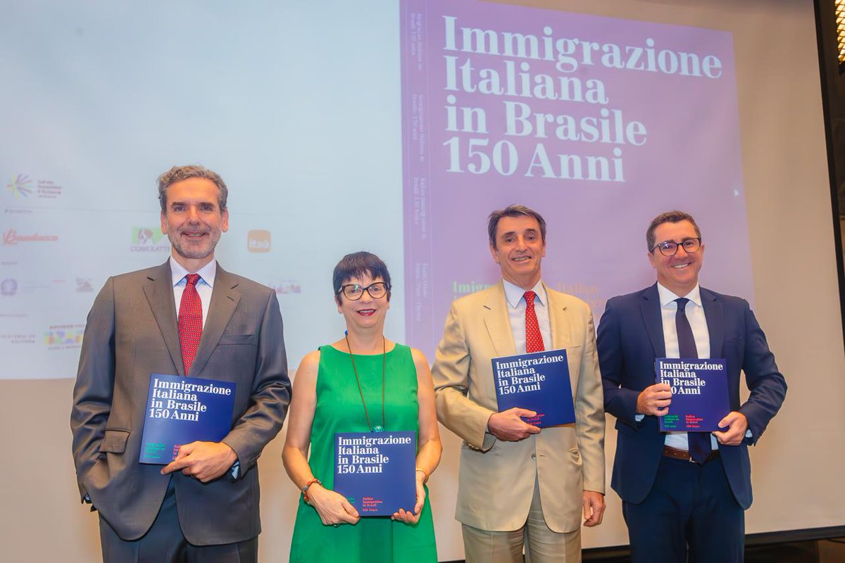 Lançamento de livro e documentário pela Embaixada da Itália encerra celebrações dos 150 anos da imigração italiana no Brasil
➡️ambbrasilia.esteri.it/pt/news/dall_a…