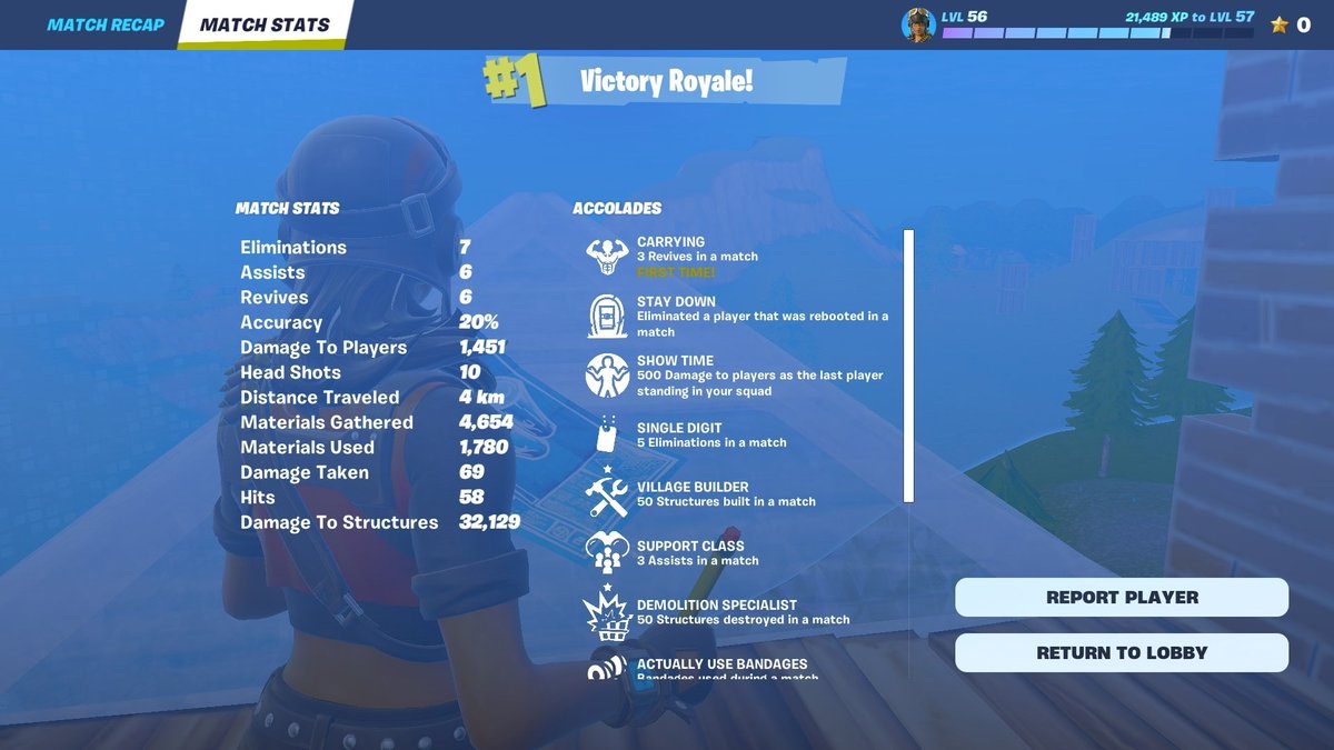 omg guys I got a win in Fortnite #Fortnite