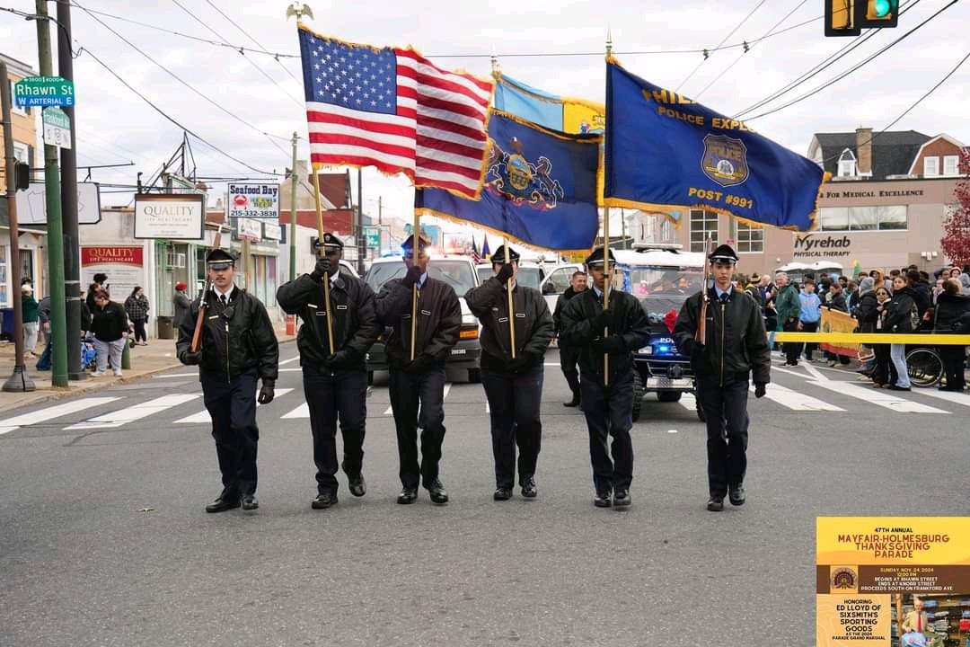 PPDExplorers's tweet image. 2024 Mayfair / Holmesburg Thanksgiving Day Parade @PPDComPrtBureau