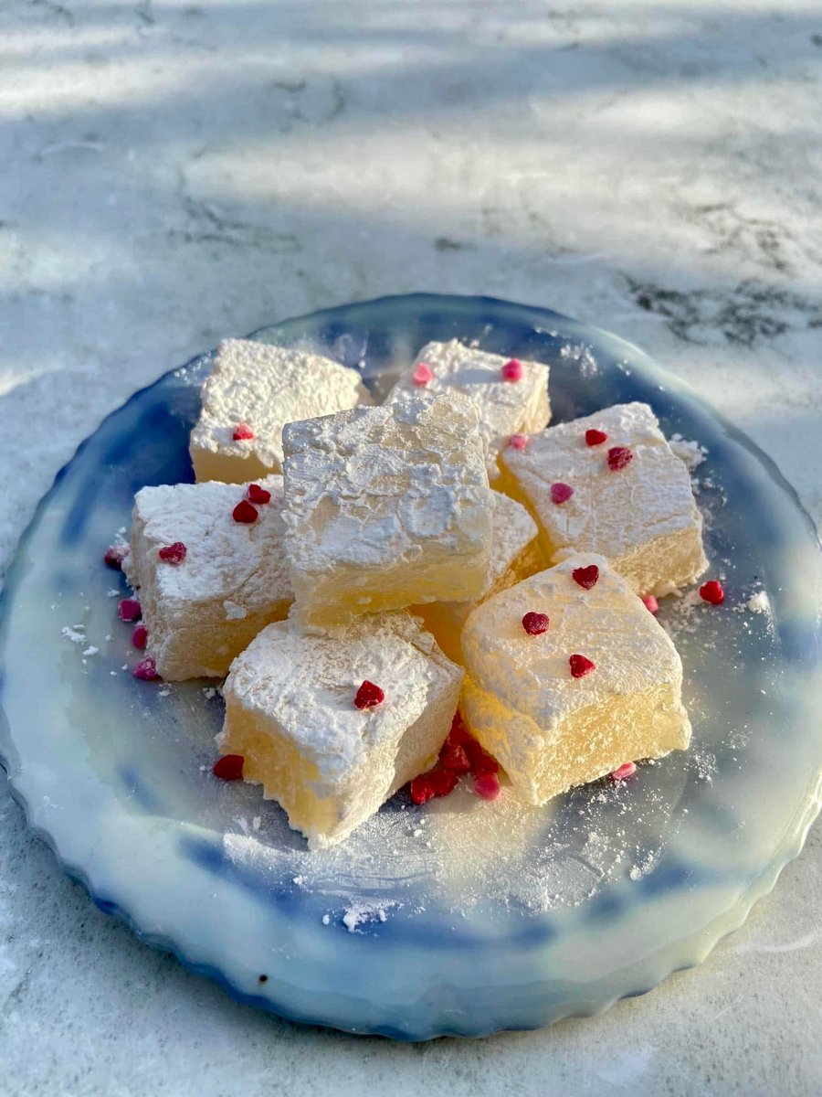 Home made Turkish delight, Lokum; these delicately flavored, scrumptious sweets are one of Türkiye’s hallmarks. Here’s my recipe; they make lovely edible gifts and easier than you think.

ozlemsturkishtable.com/2012/06/home-m…