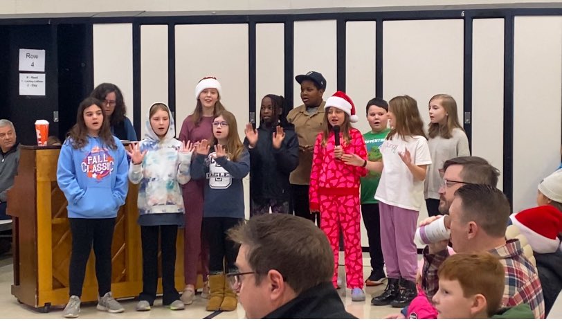 Scott Eagles singing about how love can break down walls. At our school community wide “Buddy Breakfast” Beautiful!  WWDWWD.  <a href="/ScottHomeandSc1/">Scott Home and School</a> <a href="/scottprincipal/">Scott School</a>