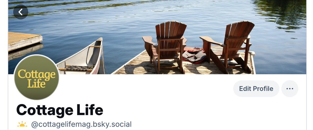 cottagelife's tweet photo. Hello out there! We aren't active much here anymore, but you can now find us on that other, similar platform! https://t.co/ddbDTdjJJx