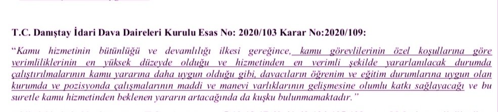 <a href="/selcukktepeli/">Selçuk Tepeli</a> <a href="/nowhaber/">NOW HABER</a> 31.8.2012 <a href="/TCmeb/">Millî Eğitim Bakanlığı</a> yönetmeliğinde
unutulmuş ve 147 aydır mağdur
#MemurÖğretmenler:

Zaten asil memur ve öğretmeniz
#öyleyse;
Danıştay İDDK 2020-109 hükmü 
657 DMK-74 uygulansın.
İlimizde #KadrolarımızEÖHyeAktarılsın 

<a href="/tcbestepe/">T.C. Cumhurbaşkanlığı</a>
<a href="/CBegitimogretim/">TCCB EĞİTİM VE ÖĞRETİM POLİTİKALARI KURULU</a>
<a href="/Yusuf__Tekin/">Yusuf Tekin</a>
<a href="/memetsimsek/">Mehmet Simsek</a>
<a href="/mebpgm/">Personel Genel Müdürlüğü</a>