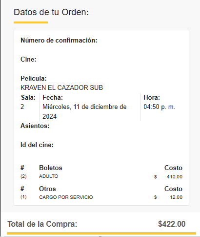 MMorbiusTP's tweet image. Tocó comprar los primeros boletos de la mejor película del 2024 #KravenTheHunter
Cómo debe de ser en sala VIP