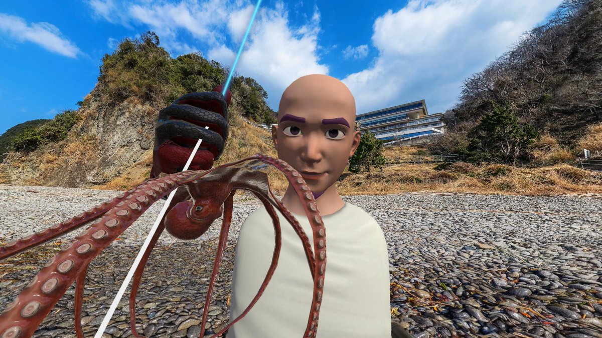 Sarugashira's tweet photo. Steam版の #RealVRFishing めっちゃ良かった🎣
グラフィックも上がってるし、写真取ったらピクチャフォルダに入るから使いやすいし、Discord使えるし、配信もしやすいし、メリットが多い😆
釣り仲間増やしたい~🐠
#猿トリ #RVRF https://t.co/X2ezTBtMYR