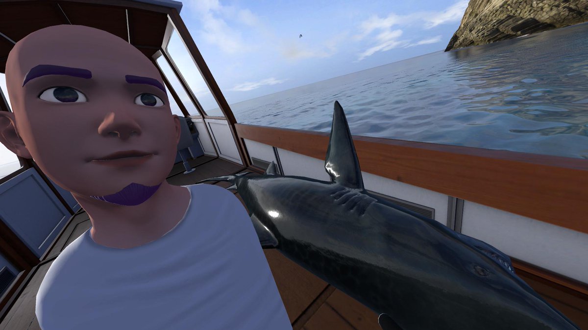 Sarugashira's tweet photo. Steam版の #RealVRFishing めっちゃ良かった🎣
グラフィックも上がってるし、写真取ったらピクチャフォルダに入るから使いやすいし、Discord使えるし、配信もしやすいし、メリットが多い😆
釣り仲間増やしたい~🐠
#猿トリ #RVRF https://t.co/X2ezTBtMYR