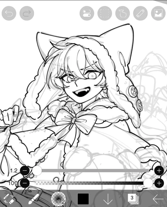 久々にちゃんとお絵描きしてる🐾 