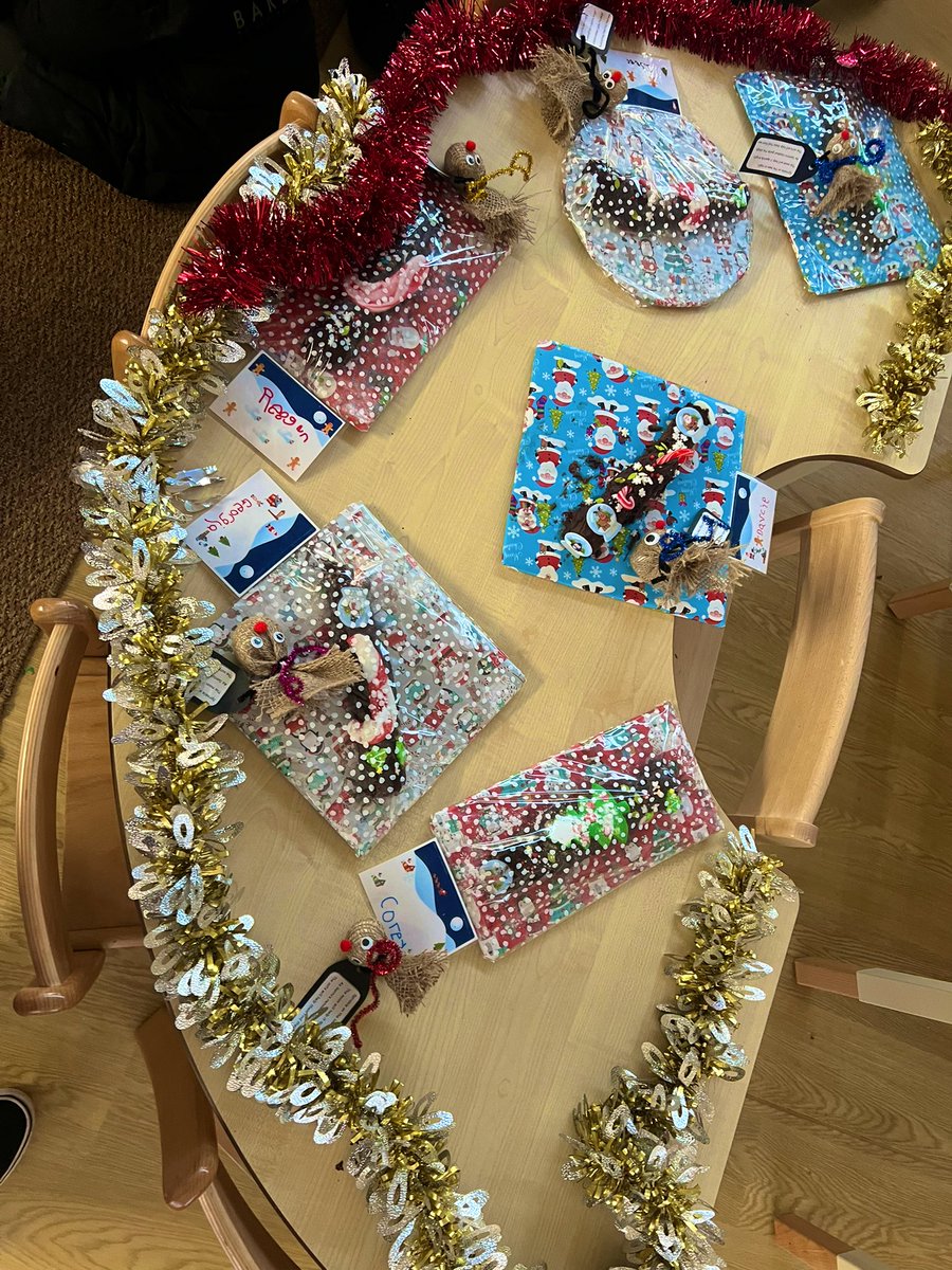 RyfMelyn21's tweet photo. Diolch yn fawr to our wonderful grown ups for supporting us as always, by coming along to our enterprise afternoon and purchasing our goods. Thank you very much. Enjoy your chocolate yule logs 🪵 🎄🎅🏻@rhosyfedwen #TeamRyF https://t.co/XP60MQtF2f