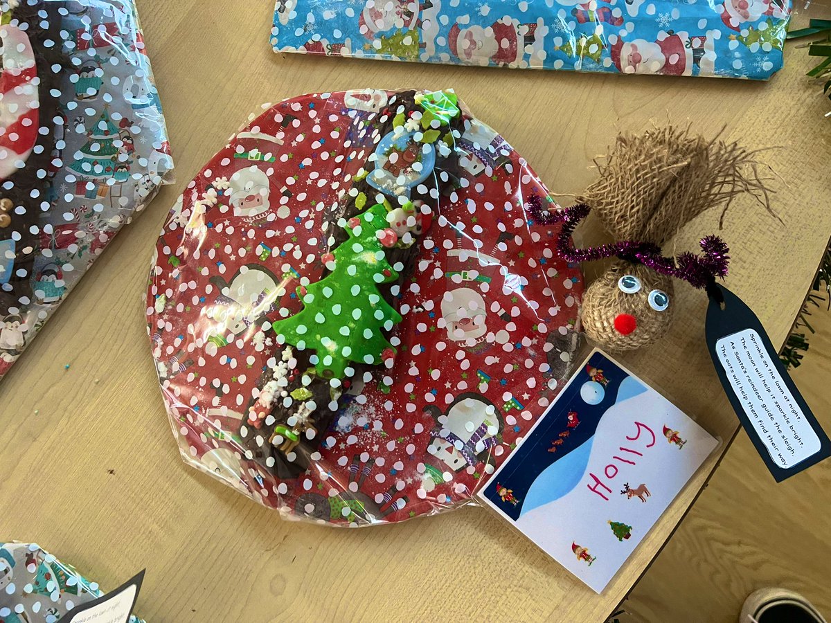 RyfMelyn21's tweet photo. Diolch yn fawr to our wonderful grown ups for supporting us as always, by coming along to our enterprise afternoon and purchasing our goods. Thank you very much. Enjoy your chocolate yule logs 🪵 🎄🎅🏻@rhosyfedwen #TeamRyF https://t.co/XP60MQtF2f