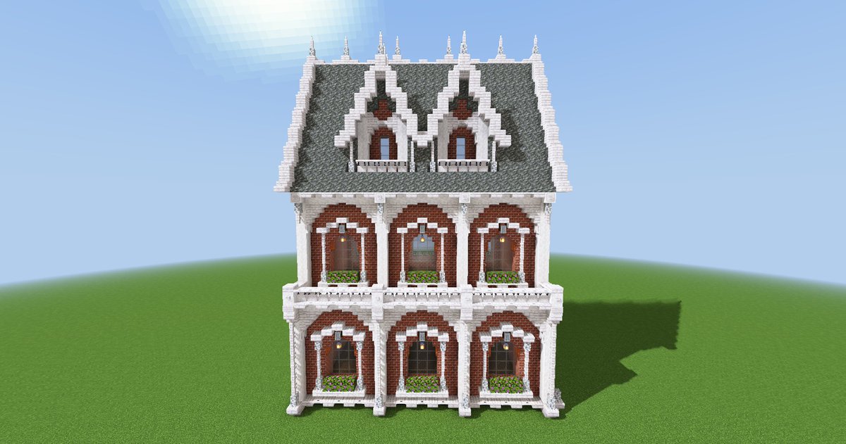 #minecraft建築コミュ 
#Minecraftbuilds 
#Minecraft 
#マイクラ 

ペールオーク＆レンガ
この組み合わせ、かわいい。