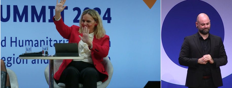 <a href="/coordown/">CoorDown</a> We now start the #ERDS2024 panel on commitments to advance #DisabilityInclusion - key to the <a href="/GDS_Disability/">Global Disability Summit</a>.

Moderated by <a href="/sofiaisari/">Sofia Isari</a>, President <a href="/EUD_Brussels/">European Union of the Deaf</a>, with: 
- @carolinebinc  @valuable500
- Nora Shabani <a href="/UNICEF/">UNICEF</a>
- Dr. Annette von Kalckreuth @bmas_bund
- Rebekka Weiß,