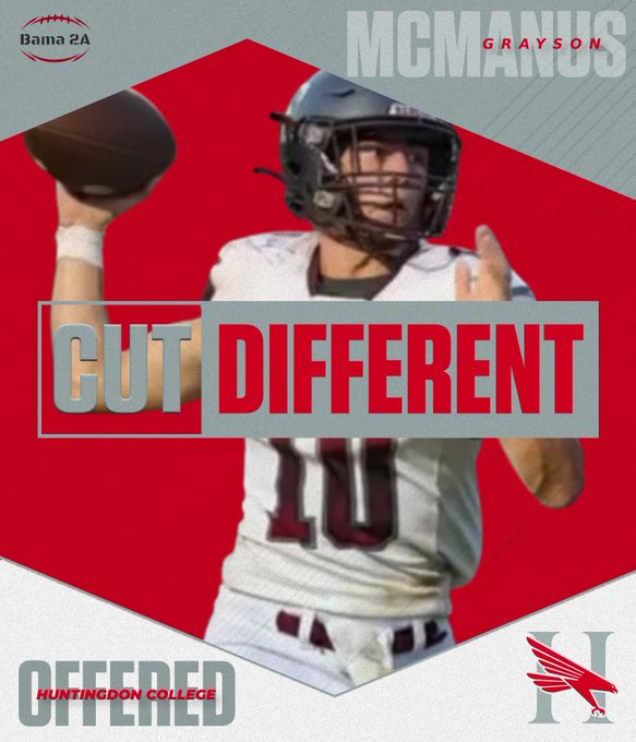 Grayson McManus (@mcmanus_grayson) on Twitter photo Thank you <a href="/CoachDornHC/">Karl Dorn</a> and <a href="/HCHawksSports/">Huntingdon College Athletics</a> for the opportunity. Go Hawks! <a href="/Bama_2A/">Bama 2A</a> <a href="/HallTechSports1/">Hall-Tech Sports</a> <a href="/CM_gridiron/">CM Gridiron</a> <a href="/Spotlight39_Pod/">SPOTLIGHT 39</a> <a href="/CoachKendallb/">COACH K SPORTS</a> <a href="/TheeDawgCa73687/">TheeDawgCatcher Podcast</a> <a href="/Tflightrecruits/">TOP FLIGHT RECRUITS</a> <a href="/kobydavis01/">Koby Davis</a> Thank you <a href="/CoachDornHC/">Karl Dorn</a> and <a href="/HCHawksSports/">Huntingdon College Athletics</a> for the opportunity. Go Hawks! <a href="/Bama_2A/">Bama 2A</a> <a href="/HallTechSports1/">Hall-Tech Sports</a> <a href="/CM_gridiron/">CM Gridiron</a> <a href="/Spotlight39_Pod/">SPOTLIGHT 39</a> <a href="/CoachKendallb/">COACH K SPORTS</a> <a href="/TheeDawgCa73687/">TheeDawgCatcher Podcast</a> <a href="/Tflightrecruits/">TOP FLIGHT RECRUITS</a> <a href="/kobydavis01/">Koby Davis</a>