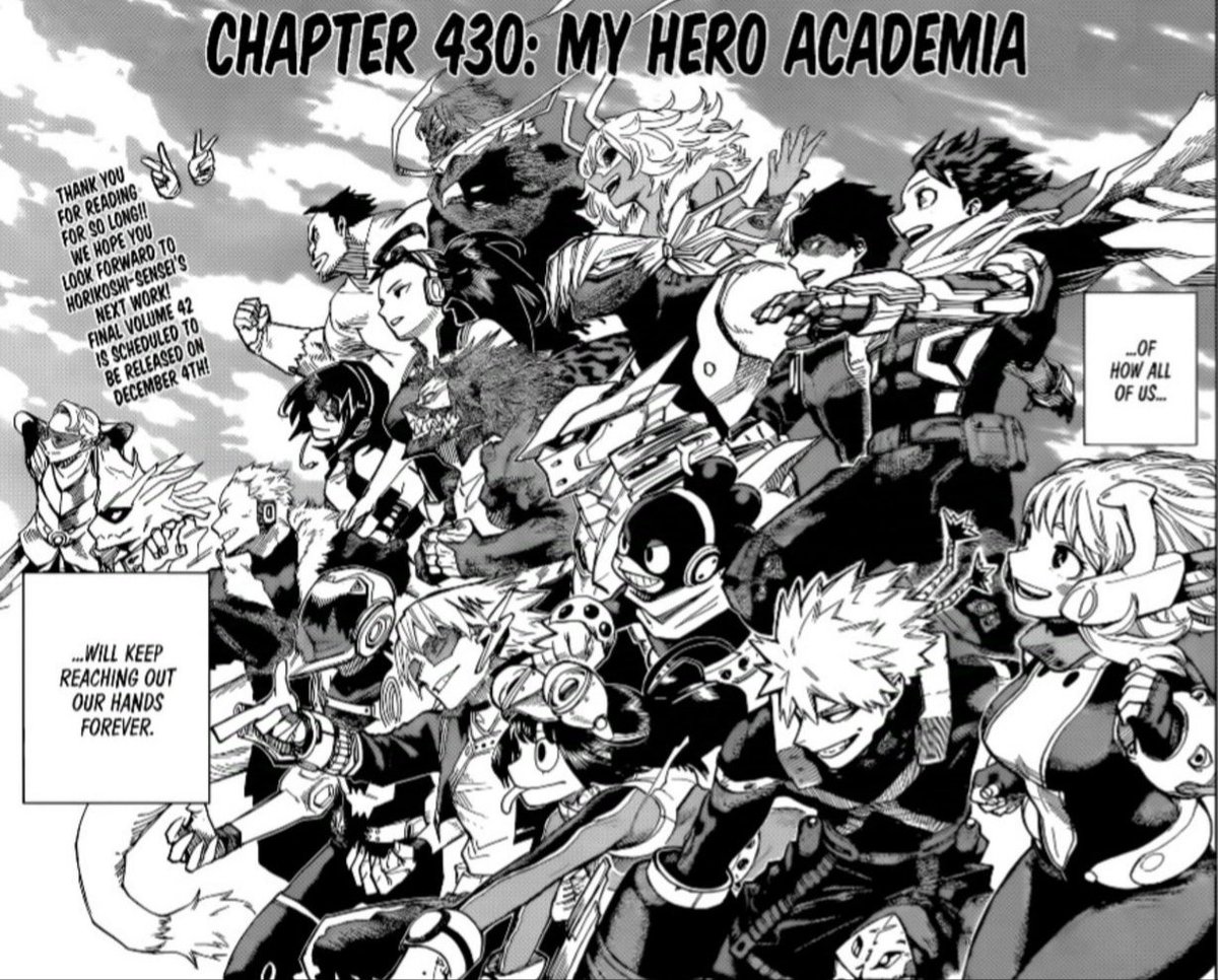 SteBrony's tweet photo. What do you think they'll do with #MHA430 and #MHA431 in season 8?
They'll be adapted in one single final episode or they'll split them in two parts?
#MHAFinalVolume #MHAFinal #izuocha #IzuOchacanon https://t.co/zKy49Clzq7