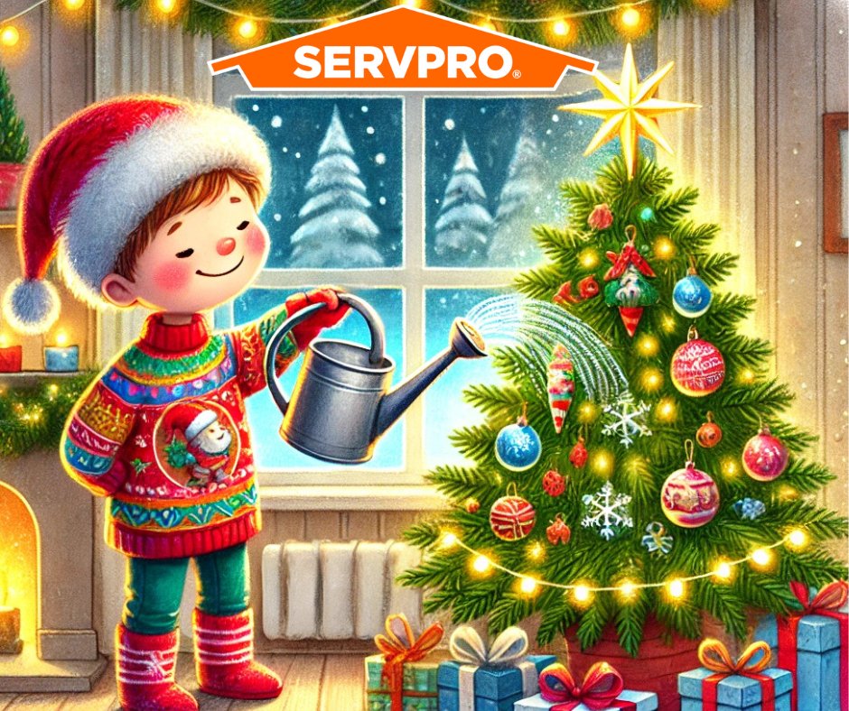 ServproMobile's tweet photo. The holiday season is a time for celebration, but it’s also a time to prioritize safety.
💧 Water Real Trees Daily: A dry tree can burn quickly—water your Christmas tree every day to reduce the risk of fire. #HolidayTips #FirePrevention #SERVPROofMobile #HolidaySafety https://t.co/GZ5d8EkvrK