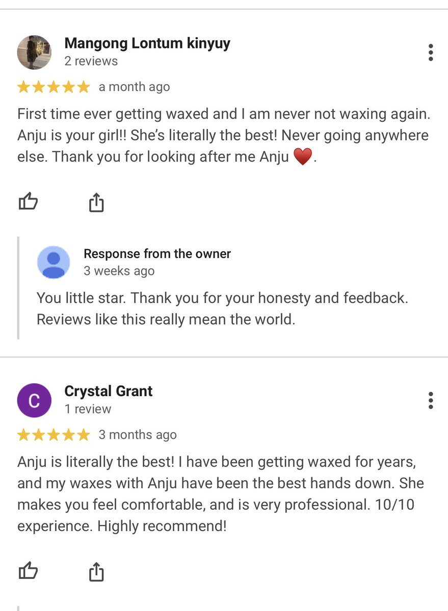 WaxingMePretty's tweet photo. *5 out of *5 Stars ** Need a #wax, #accredited from BABTAC #intimate wax trained  #Pain #free #Cheltenham #Waxing https://t.co/44UfrPHFn1