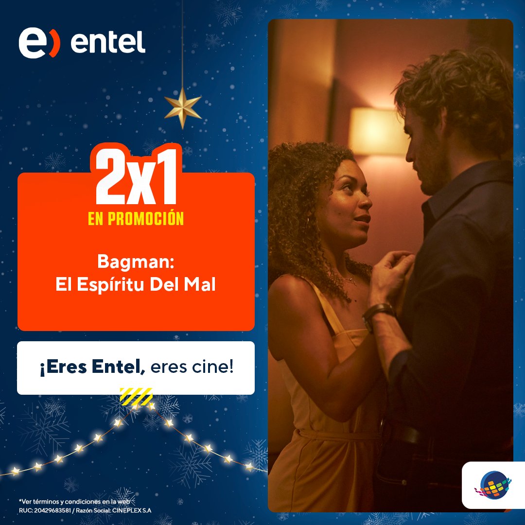 cineplanet's tweet photo. ¡ATENCIÓN, CINÉFIL@S! 🎬🔥¡Tu próximo plan ya está listo con un 2x1 increíble gracias a #Entel! 🙌
Solo ingresa tu código en nuestra web 🌐 https://t.co/G84gEvHMKj o app 📲, y ¡listo! Dos boletos por el precio de uno. 🎟
#PromoEntel #Cineplanet #2x1DePelícula #NuestraCartelera https://t.co/gEUFDvZji4