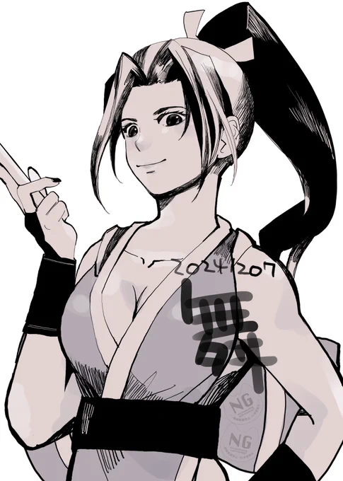 舞ちゃんoutfit楽しみ#格ゲーキャラ描こうぜ#StreetFighter6 