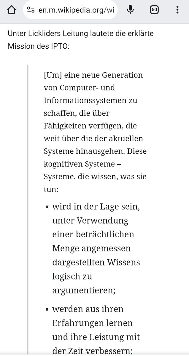 WarumDarum69's tweet photo. Mal was von #DARPA(Behörde für Forschungsprojekte der Verteidigung) gehört?
Dessen #IPTO(Büro für Informationsverarbeitungstechniken) hatte eine interessante Aufgabenstellung. In den 1960ern!
#LifeLog -auch sehr interessant. Wurde einen Tag vor der Facebook-Gründung geschlossen. https://t.co/egZ2kjZUjL
