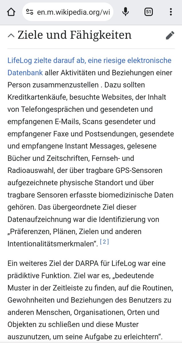 WarumDarum69's tweet photo. Mal was von #DARPA(Behörde für Forschungsprojekte der Verteidigung) gehört?
Dessen #IPTO(Büro für Informationsverarbeitungstechniken) hatte eine interessante Aufgabenstellung. In den 1960ern!
#LifeLog -auch sehr interessant. Wurde einen Tag vor der Facebook-Gründung geschlossen. https://t.co/egZ2kjZUjL