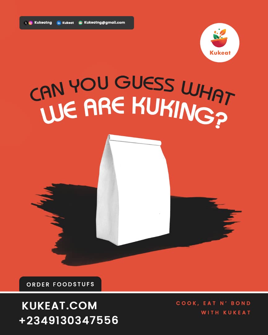 KukeatNG's tweet photo. Dear Kukeaters! As we are constantly thinking of new and better ways to serve you, we have come up with something new. Last time it was our website; can you guess what we're cooking this time?π
Clue: It's product related.π€
#kukeat
#wearekuking https://t.co/iXFon1sltC