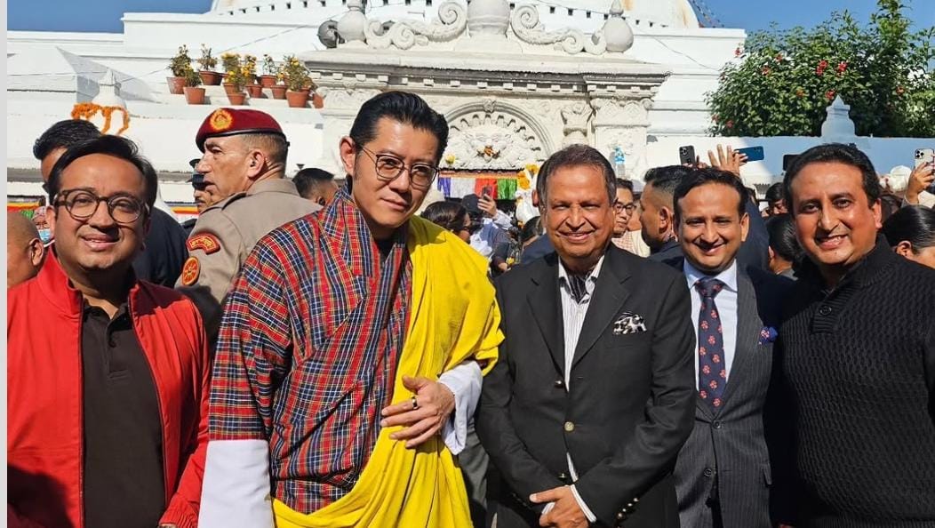 BinodKChaudhary's tweet photo. Honored to welcome His Majesty the King of Bhutan, Jigme Khesar Namgyel Wangchuck to Nepal! 🇳🇵🇧🇹 Celebrating a timeless bond of friendship and shared values between our nations. https://t.co/9mAIOc5Mi0