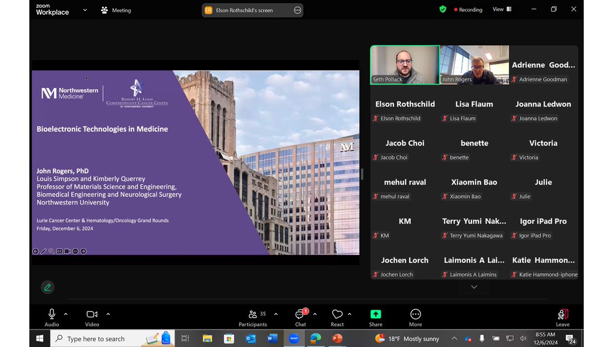 Thanks to <a href="/DrWGradishar/">William Gradishar, MD</a> and <a href="/ElsonRothschild/">elson rothschild</a> for inviting me to deliver a Grand Rounds presentation this morning to the team of physicians at the Lurie Cancer Center &amp; Hematology/Oncology <a href="/LurieCancer/">Lurie Cancer Center</a>, and thanks to <a href="/immunosarc/">Seth M. Pollack</a> for the introduction. A great chance to explore