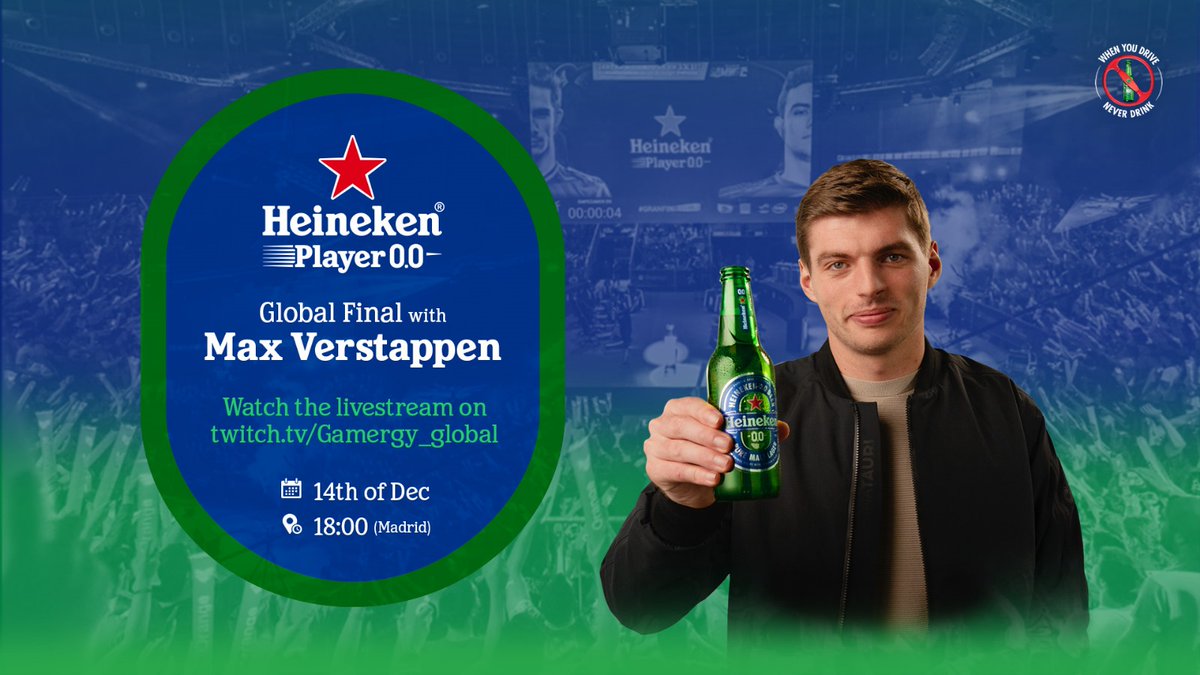 noa_pls's tweet photo. Tengo el placer de anunciaros que voy a estar de host en las finales F1 Sim Racing del @heineken_es #player00 el sábado 14 de diciembre en @Gamergy! 

Espero que os paséis a disfrutar del evento y ver correr a los mejores. 

#heineken00 #publi 

https://t.co/dG2VcuX07r https://t.co/Fr8pPlkq5H